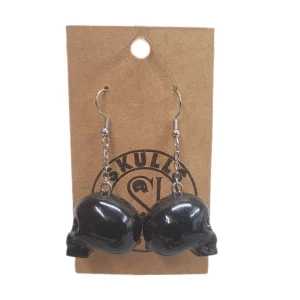 Skull Earrings (Black)