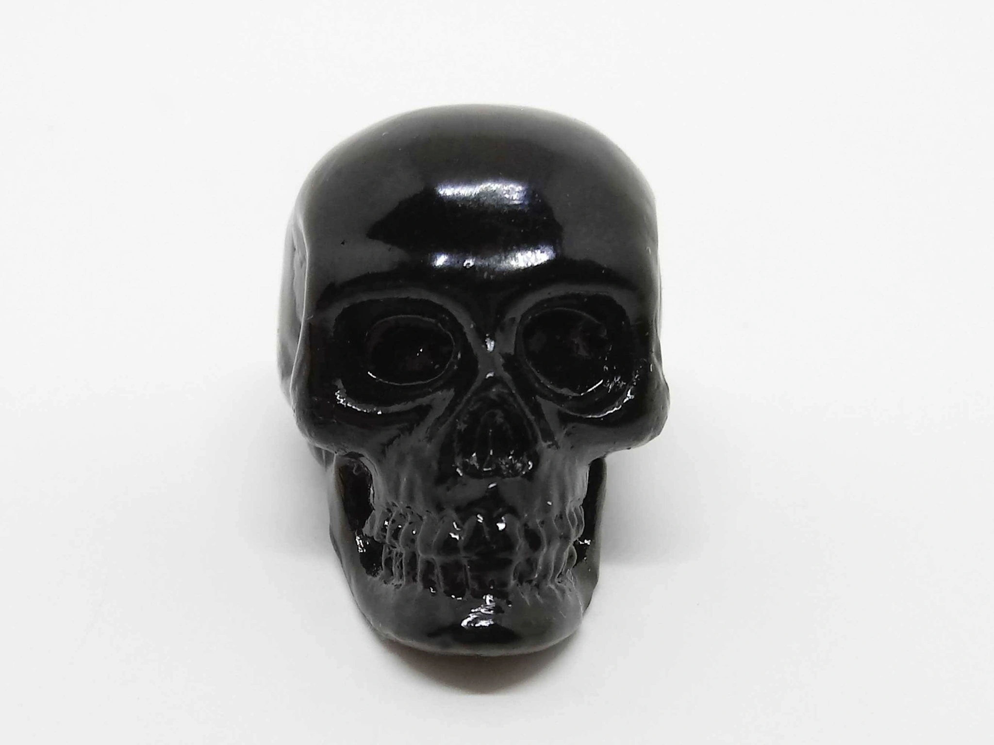 Black Skull Tire Valve Stem Caps (Set of 4) - Image 2