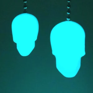 Glow in the Dark Skull Fan Pulls