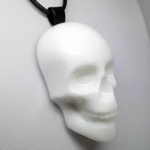 White Skull Necklace